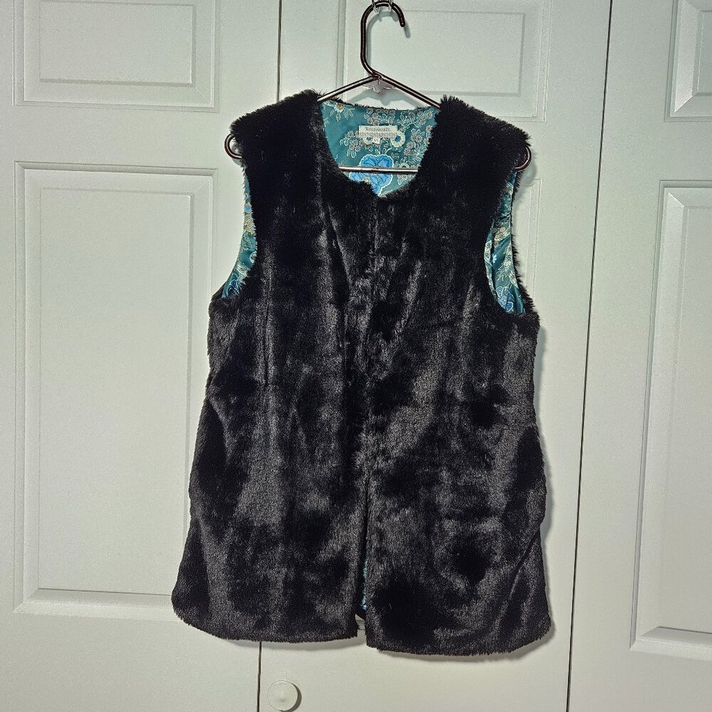 Long Faux Fur Vest